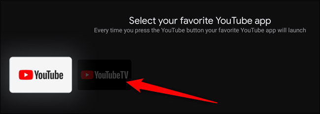 Wybierz aplikację YouTube, do której chcesz zmapować przycisk