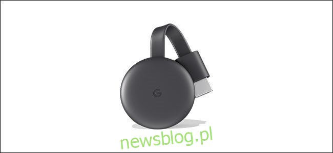 Klucz sprzętowy Google Chromecast.