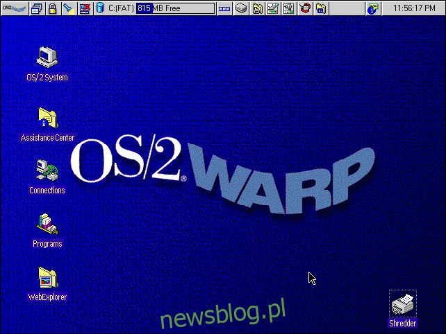 Pulpit IBM OS / 2 Warp 4. 