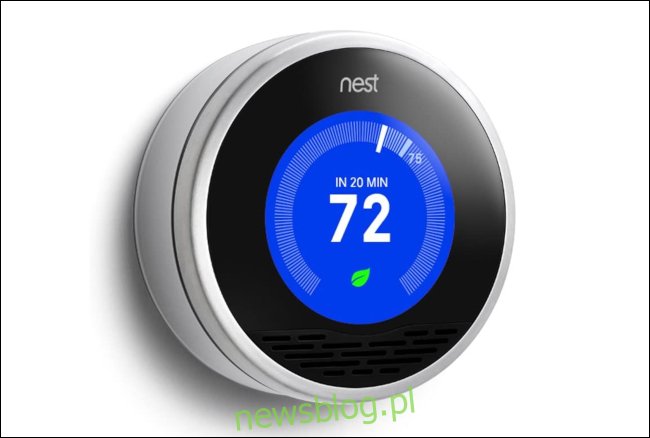 Learning Thermostat firmy Nest.