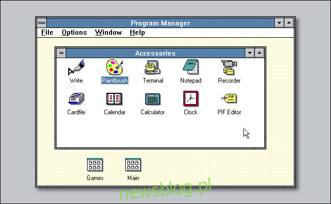 Menedżer programów systemu Microsoft Windows 3.0