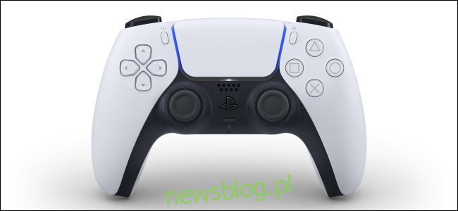 Nowy kontroler bezprzewodowy DualSense dla Sony PlayStation 5.
