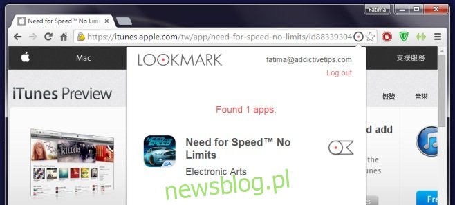 lookmark-one-app-found