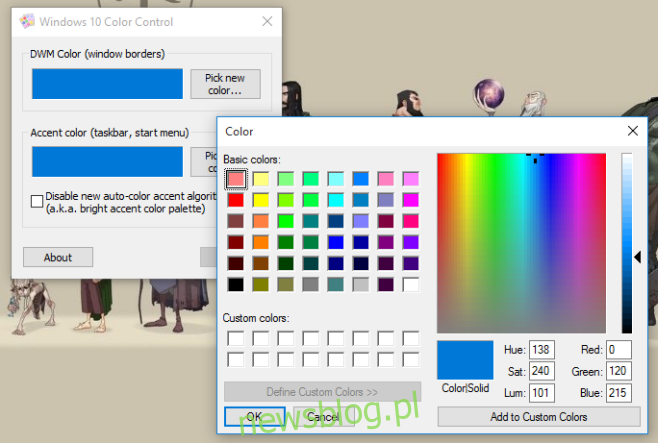 Windows 10 Color Contro