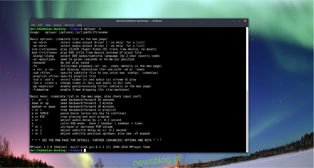 Jak odtwarzać wideo z terminala w systemie Linux za pomocą Mplayera