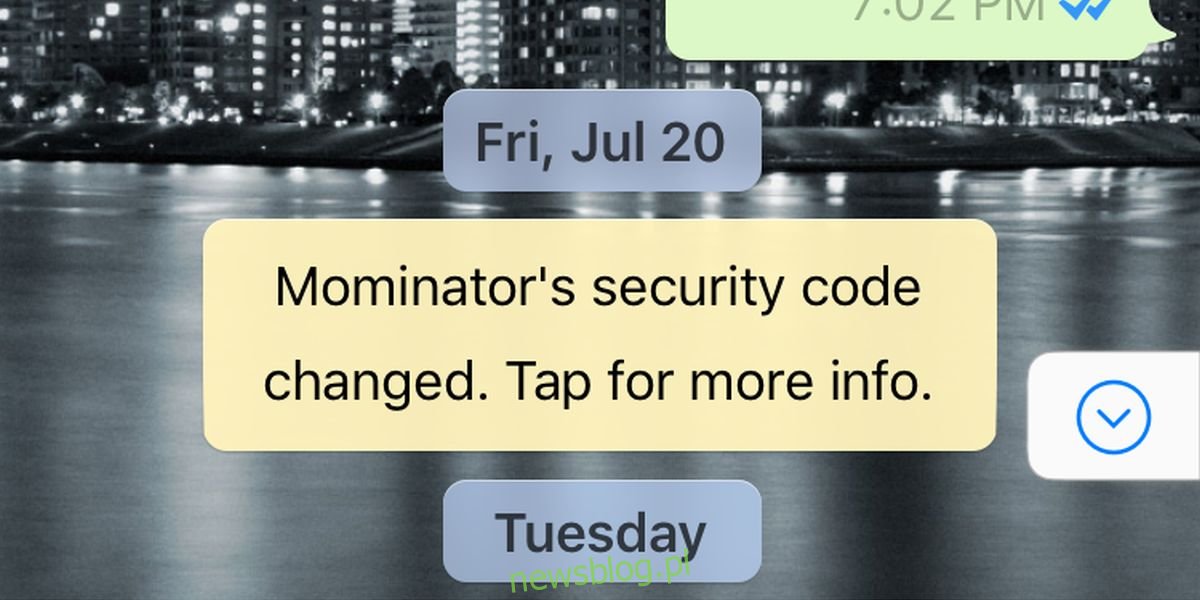 Jak zmienić kod bezpieczeństwa Whatsapp