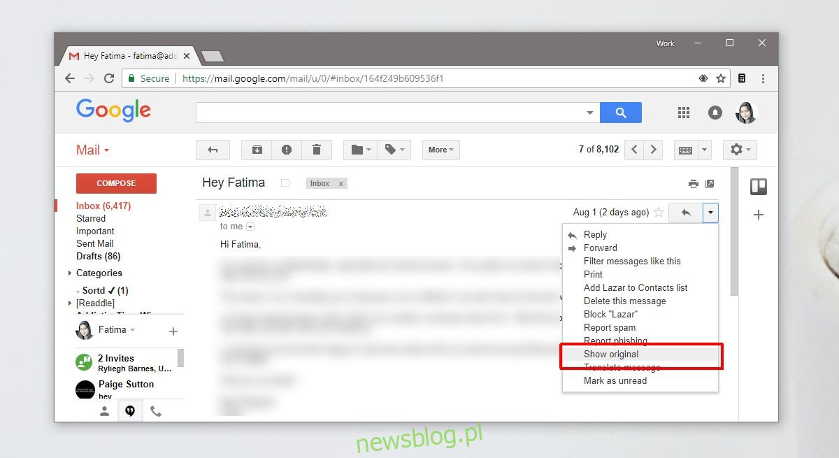 Jak zapisać wiadomość e-mail z Gmaila jako plik EML na dysku twardym