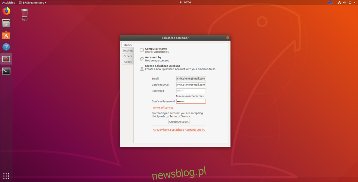 Jak przesyłać strumieniowo Ubuntu do systemu Windows za pomocą Splashtop