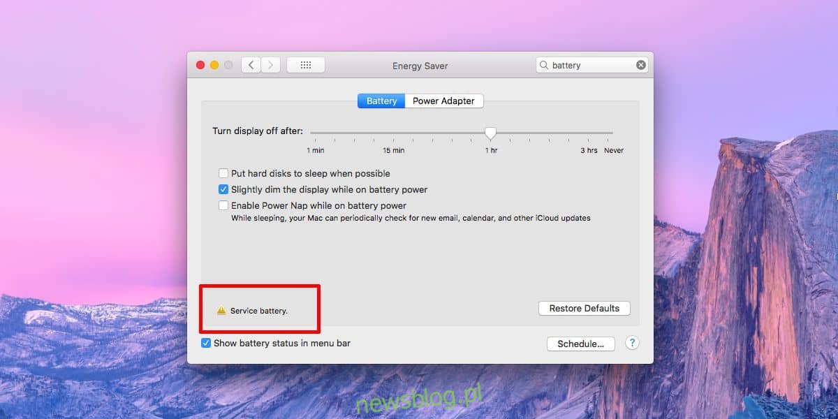 Jak naprawić komunikat o baterii serwisowej na MacBookach