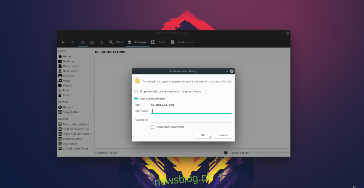 Jak połączyć się z serwerami w systemie Linux za pomocą menedżera plików KDE