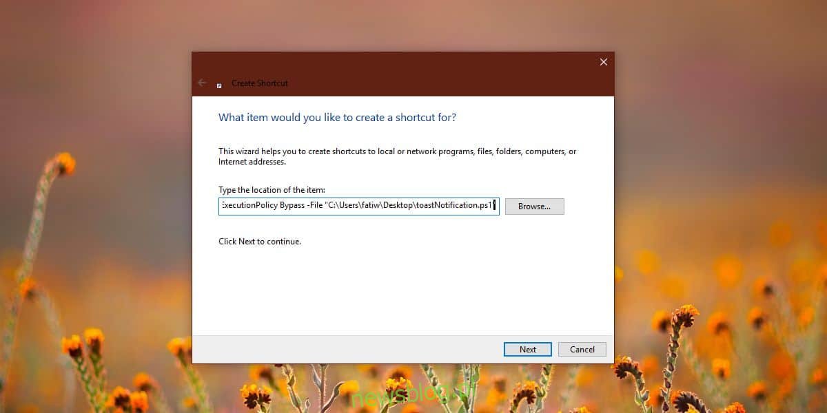 Jak uruchamiać skrypty PowerShell za pomocą skrótów klawiaturowych w systemie Windows 10