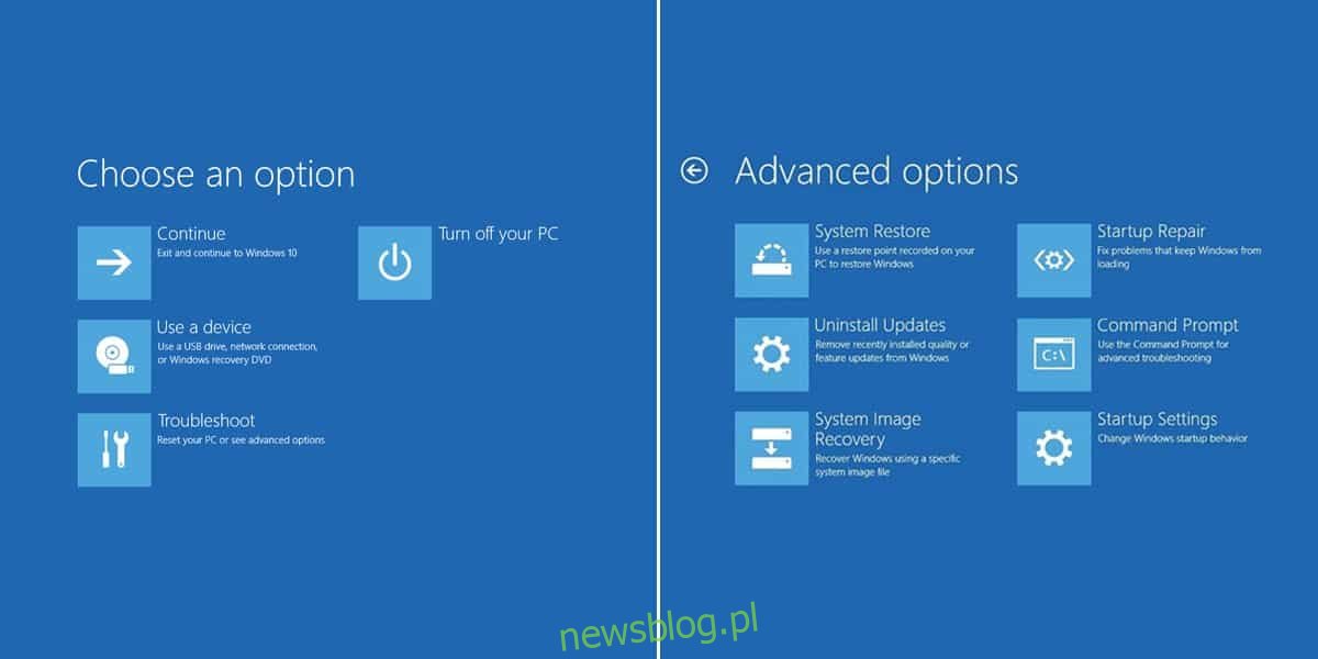 Jak uruchomić się z menu Rozwiązywanie problemów w systemie Windows 10