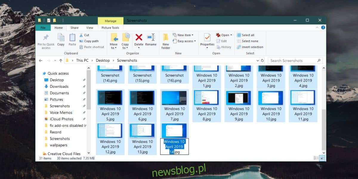 Jak zmienić nazwy plików na nazwę folderu nadrzędnego w systemie Windows 10