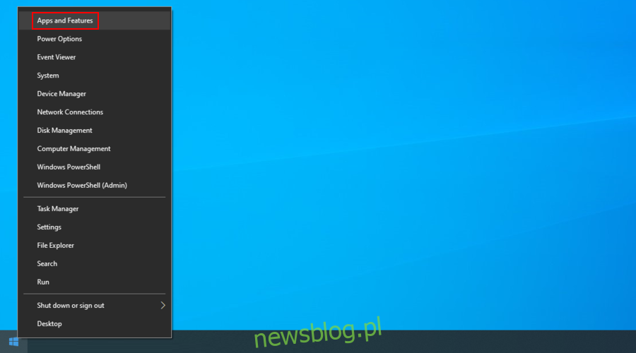 Windows 10 pokazuje, jak uzyskać dostęp do aplikacji i funkcji z menu Start po kliknięciu prawym przyciskiem myszy