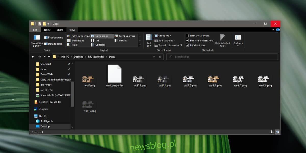 Jak używać nazwy folderu do zmiany nazw plików w systemie Windows 10