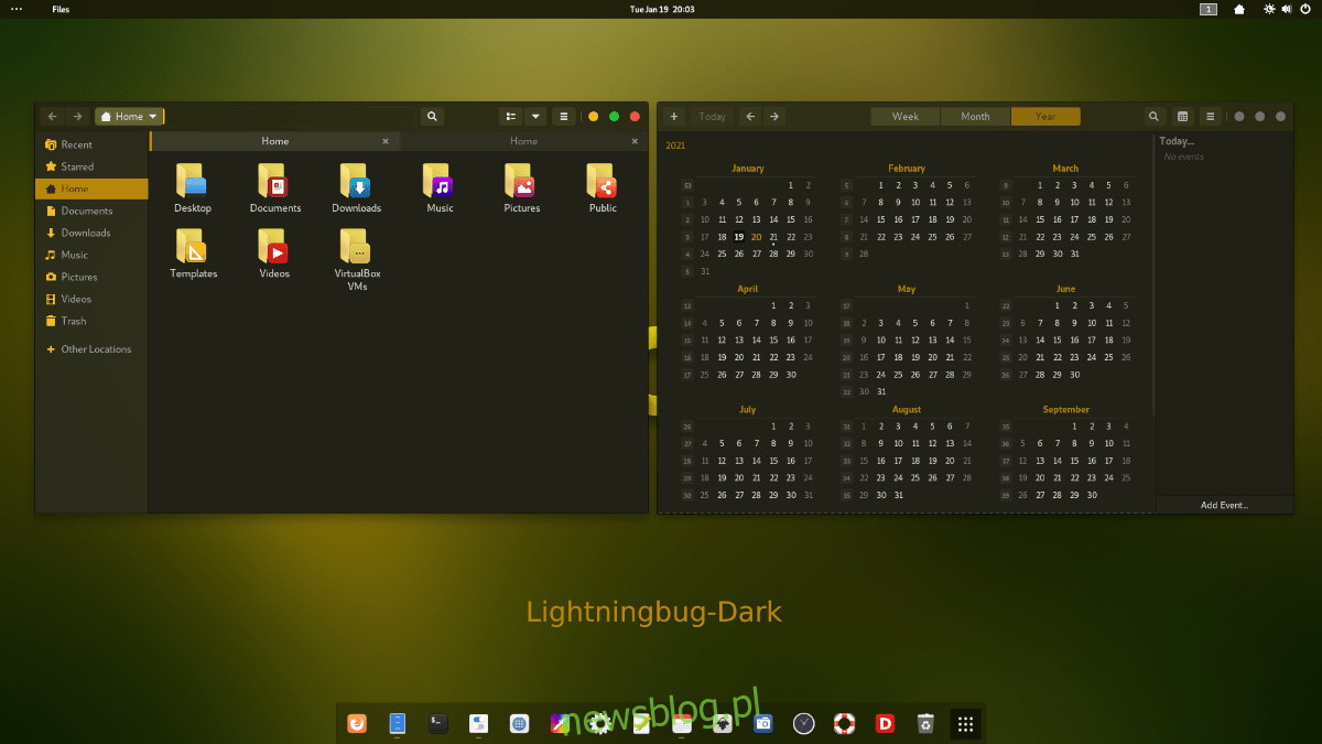 Motyw LightningBug GTK w systemie Linux