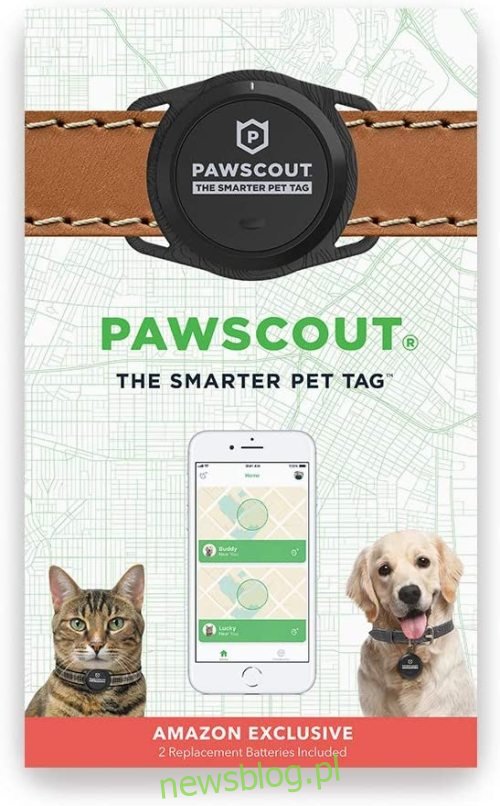 Inteligentniejszy tag Pawscout dla zwierząt domowych
