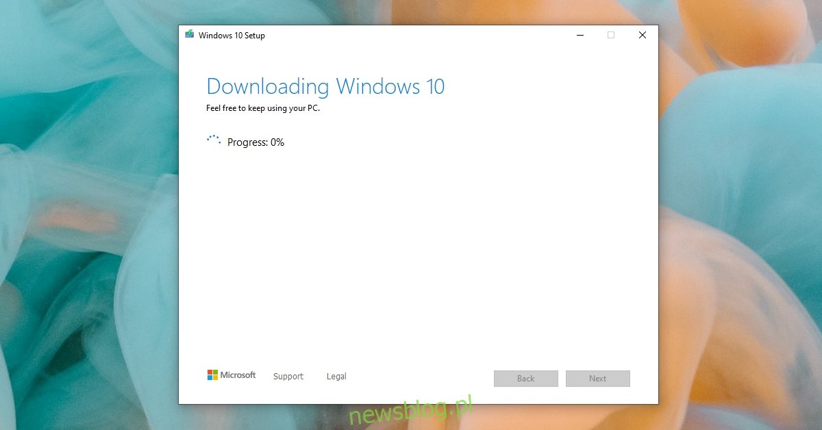 Narzędzie do tworzenia multimediów nie działa w systemie Windows 10