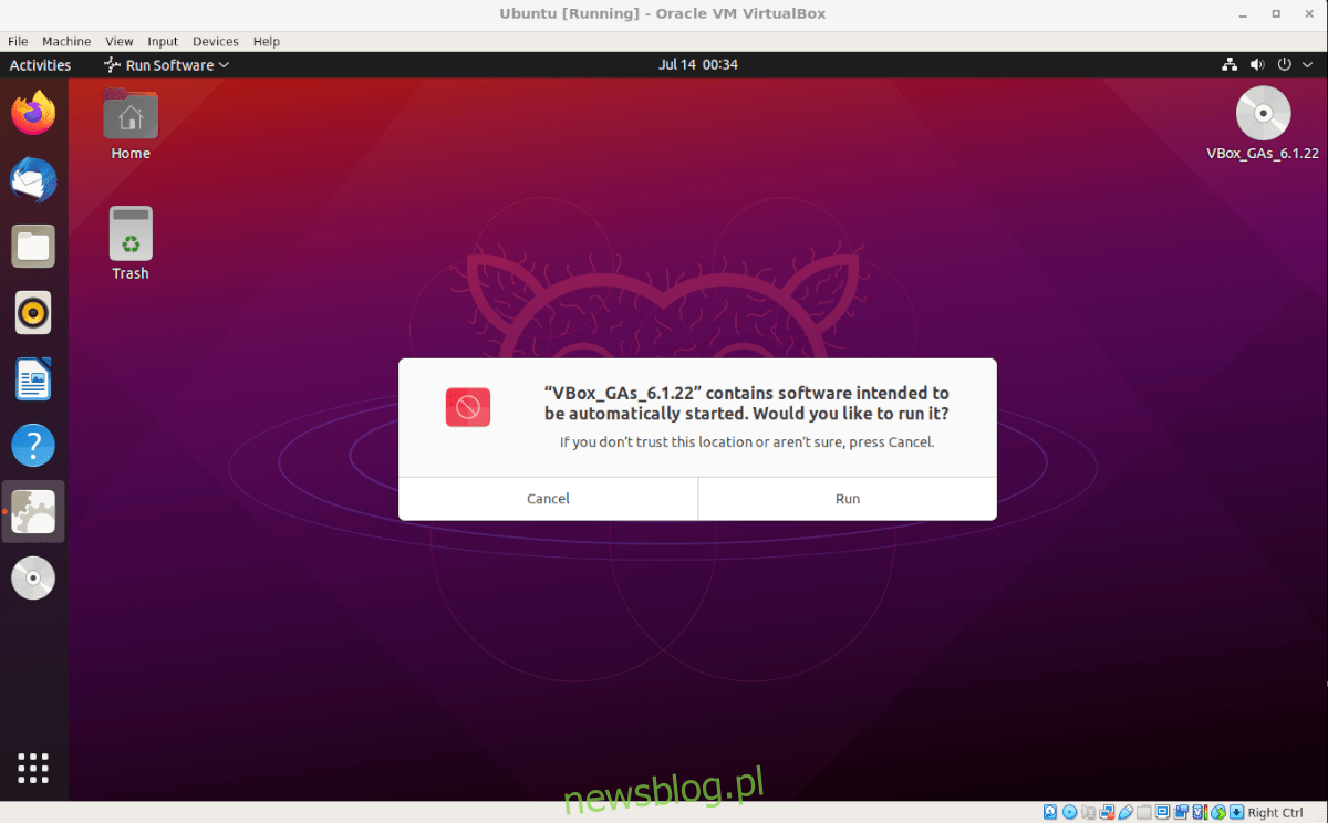 Jak zainstalować dodatki gościa VirtualBox dla maszyny wirtualnej Ubuntu?