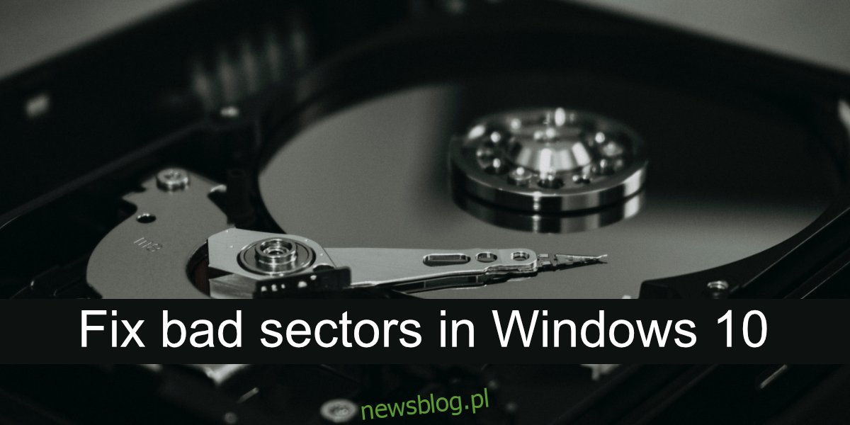 napraw uszkodzone sektory w systemie Windows 10