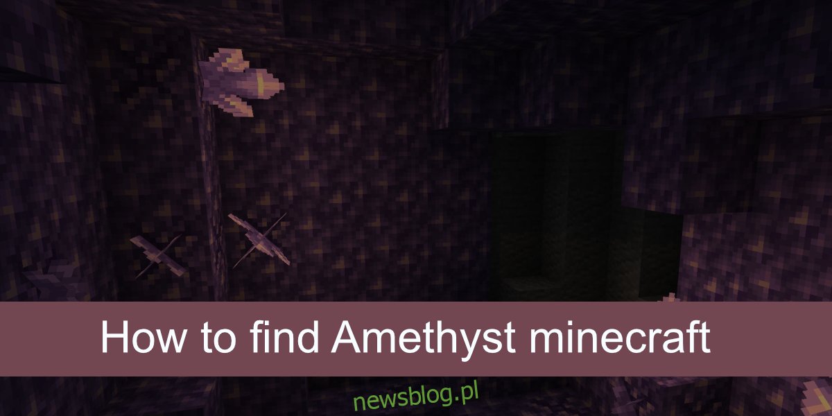 ametystowy minecraft