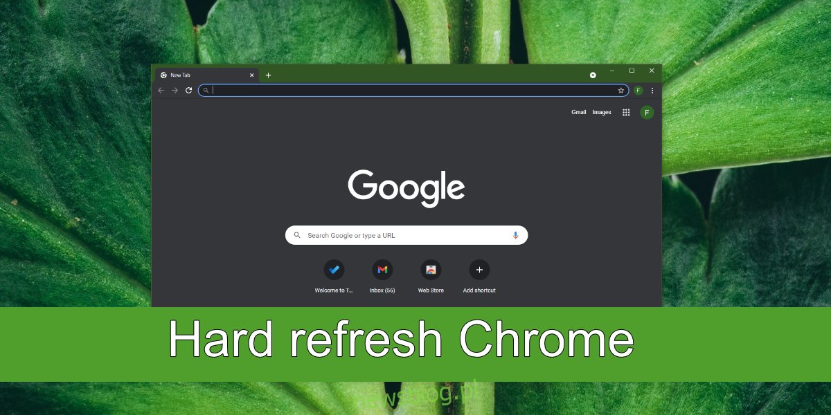 Jak mocno odświeżyć Chrome (ominąć lokalną pamięć podręczną)