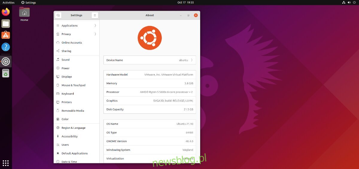 Jak uaktualnić do Ubuntu 21.10
