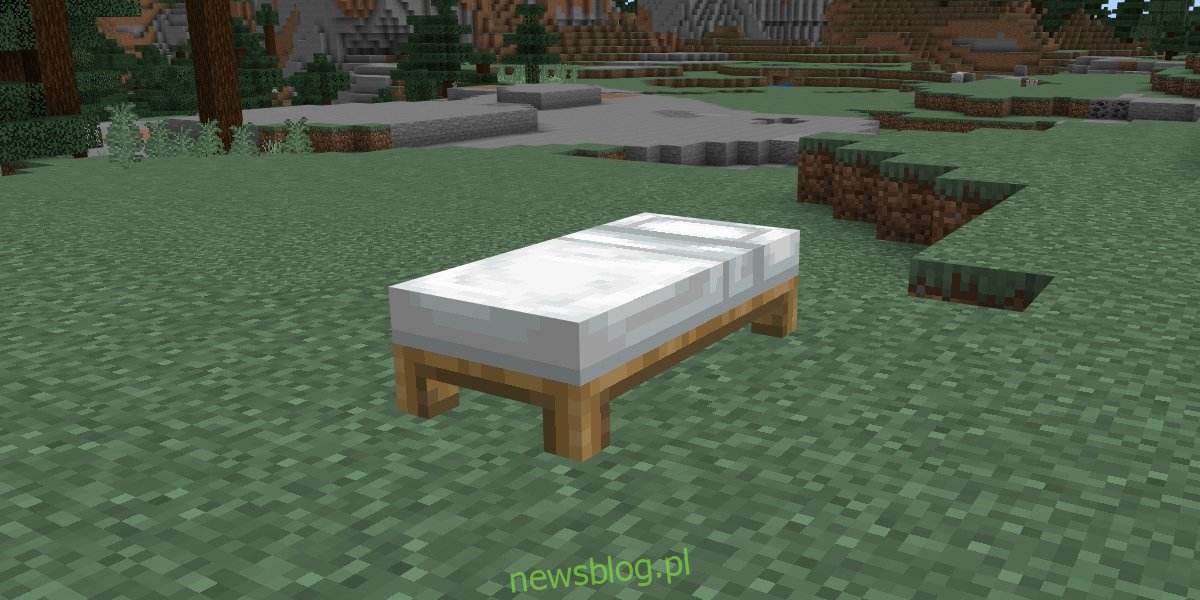 łóżko w Minecraft
