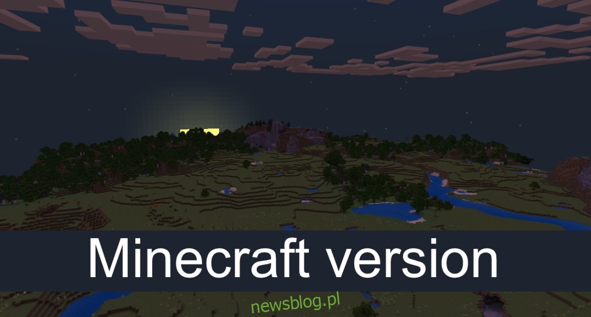 Jak znaleźć wersję Minecrafta