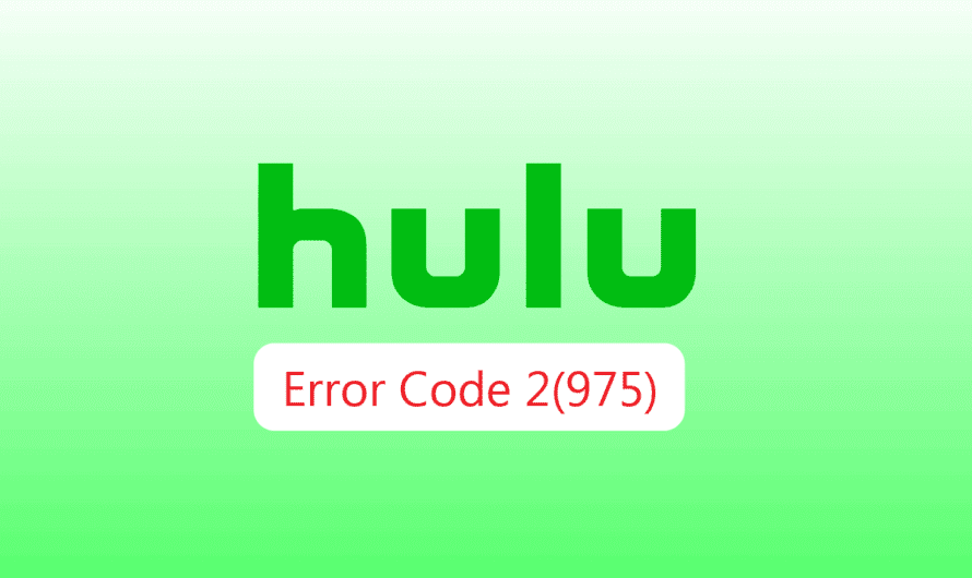 Napraw kod błędu Hulu 2 975