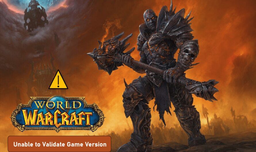 Napraw niemożność sprawdzenia wersji gry World of Warcraft