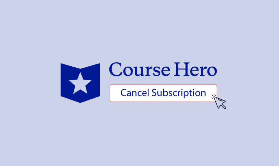 Jak anulować subskrypcję Course Hero