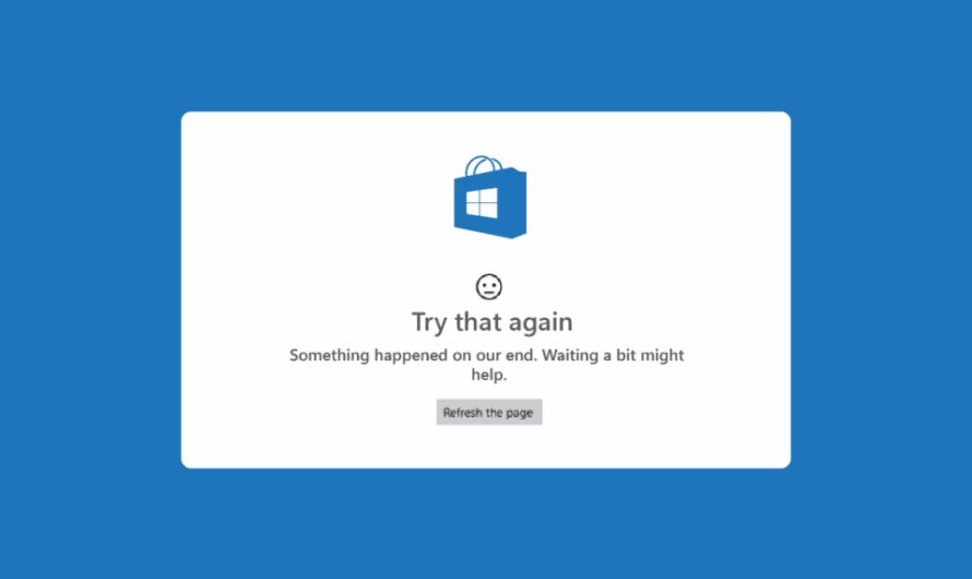 Napraw błąd „Spróbuj ponownie” w sklepie Microsoft Store