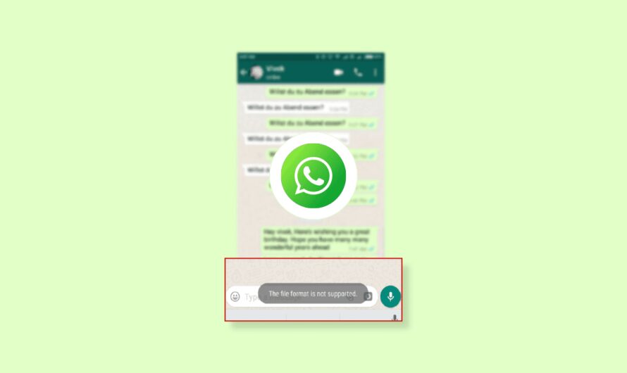 Napraw format pliku WhatsApp nieobsługiwany w systemie Android