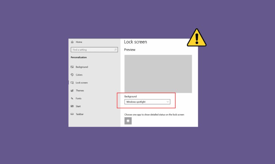 Napraw niedziałający ekran blokady Windows Spotlight