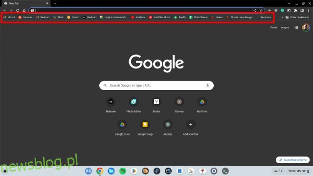 Jak usunąć zakładki na Chromebooku