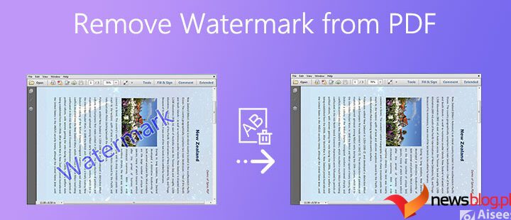 4 bezpłatne metody usuwania znaków wodnych z plików PDF online