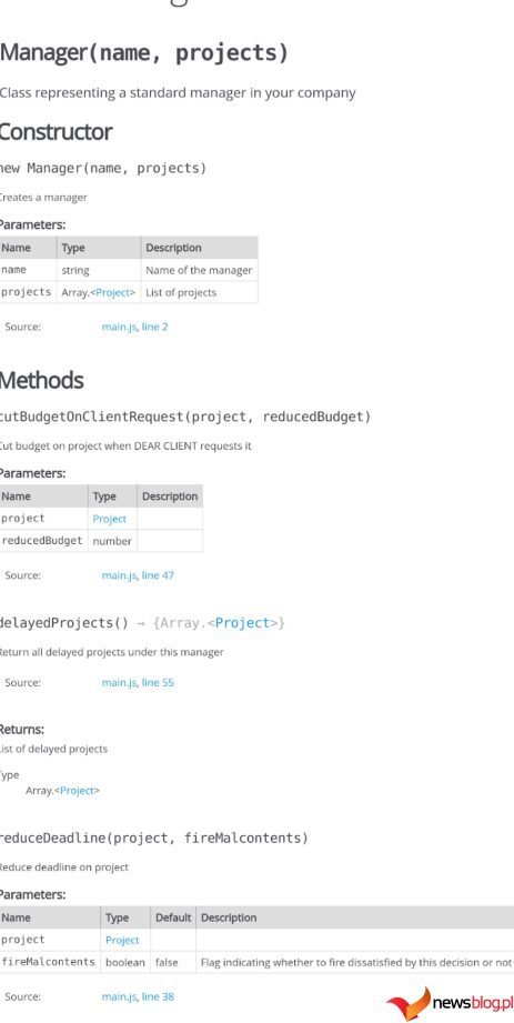 Jak udokumentować kod JavaScript za pomocą JSDoc